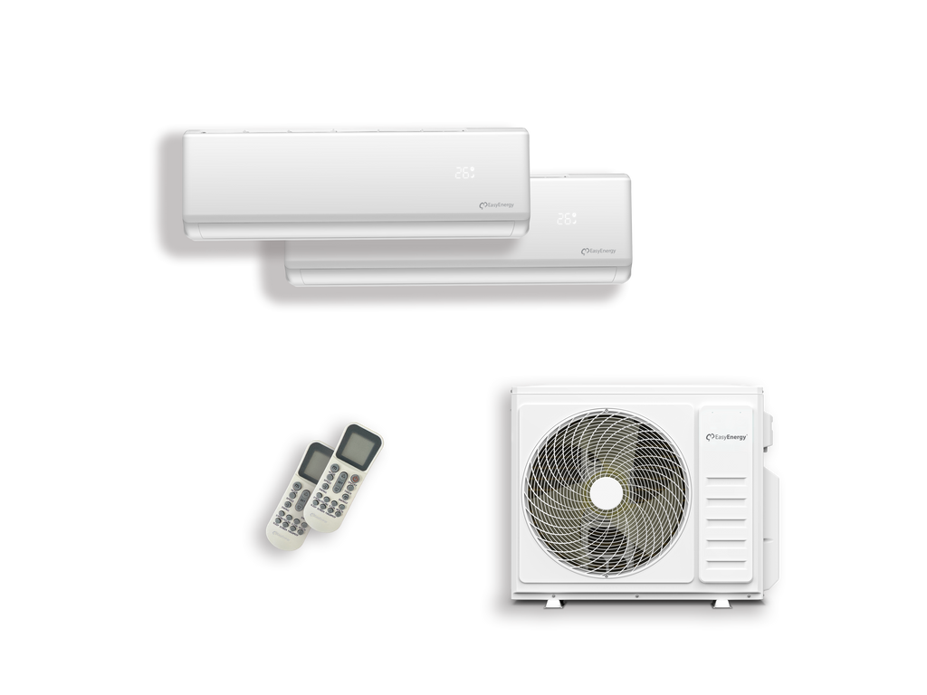 E218-9+9 Climatizzatore a parete Dual-Split 9000+9000 Btu/h Dc Inverter in pompa di calore