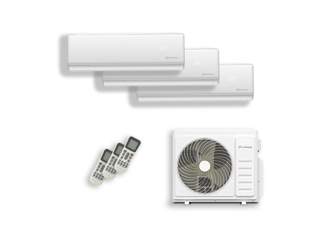 E327-9x3 Climatizzatore a parete Trial-Split 9000x3 Btu/h  Dc Inverter in pompa di calore
