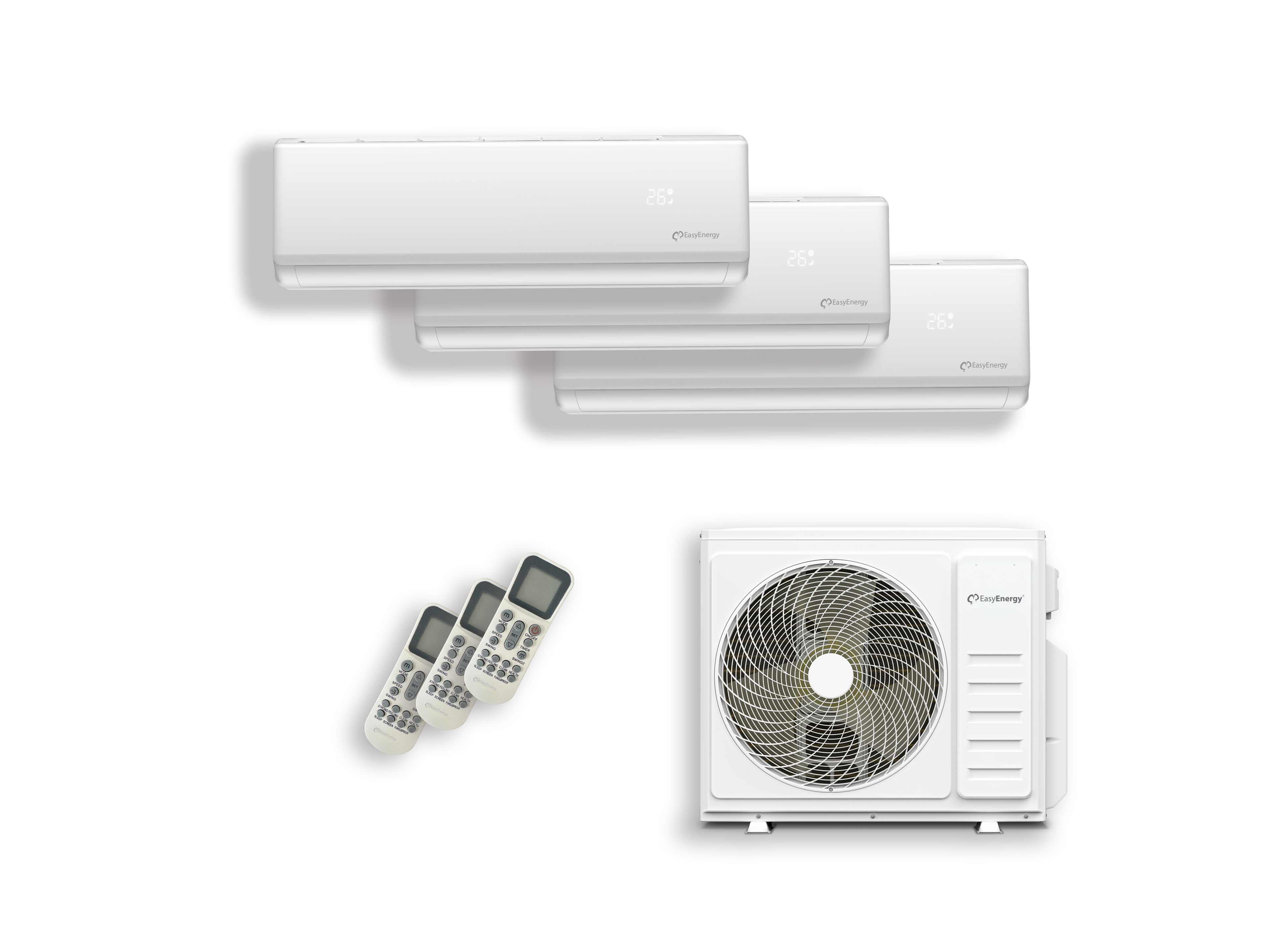 Climatizzatore a parete Trial-Split 9000+9000+9000 Btu/h