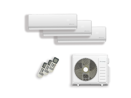 Climatizzatore Trial Split 9000+9000+9000 BTU Inverter Wi-Fi A++ – 3 stanze · E327-9x3